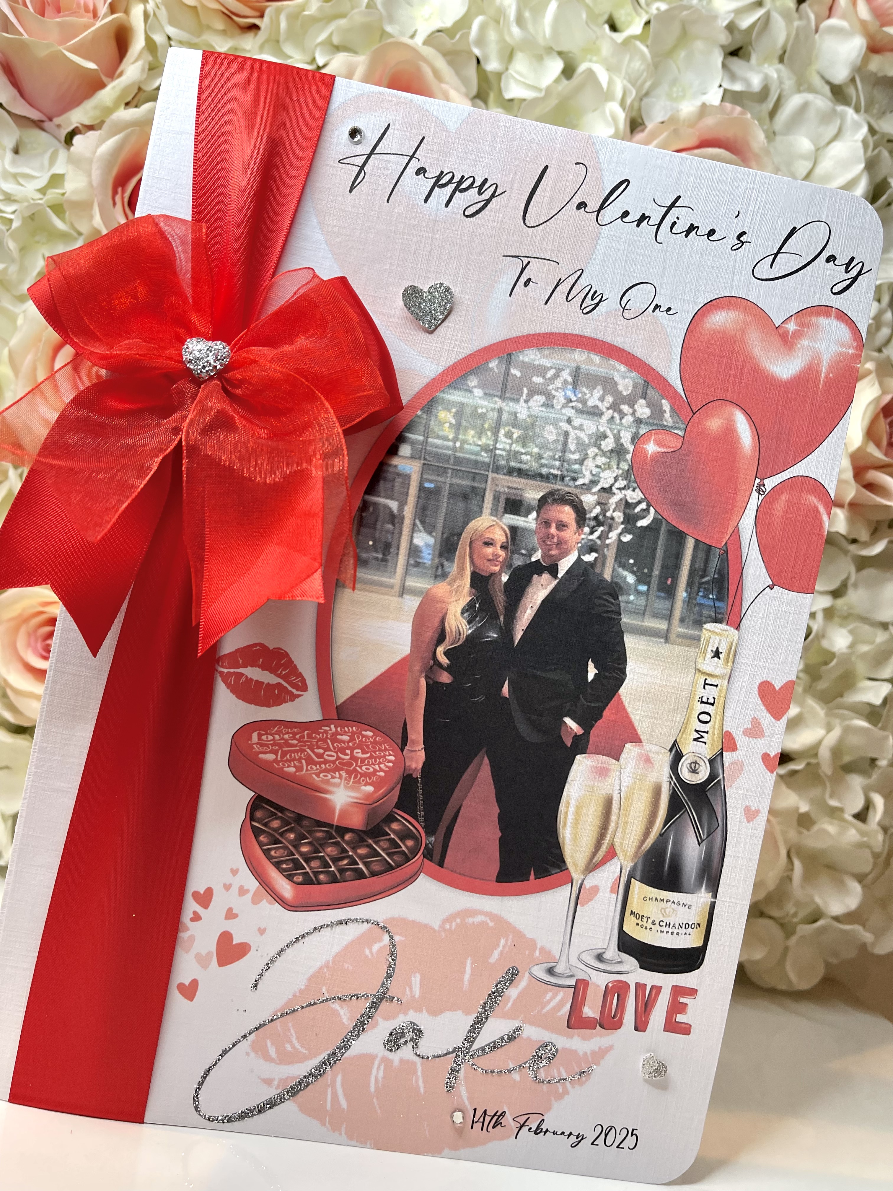 Love Celebration Theme Photo Card