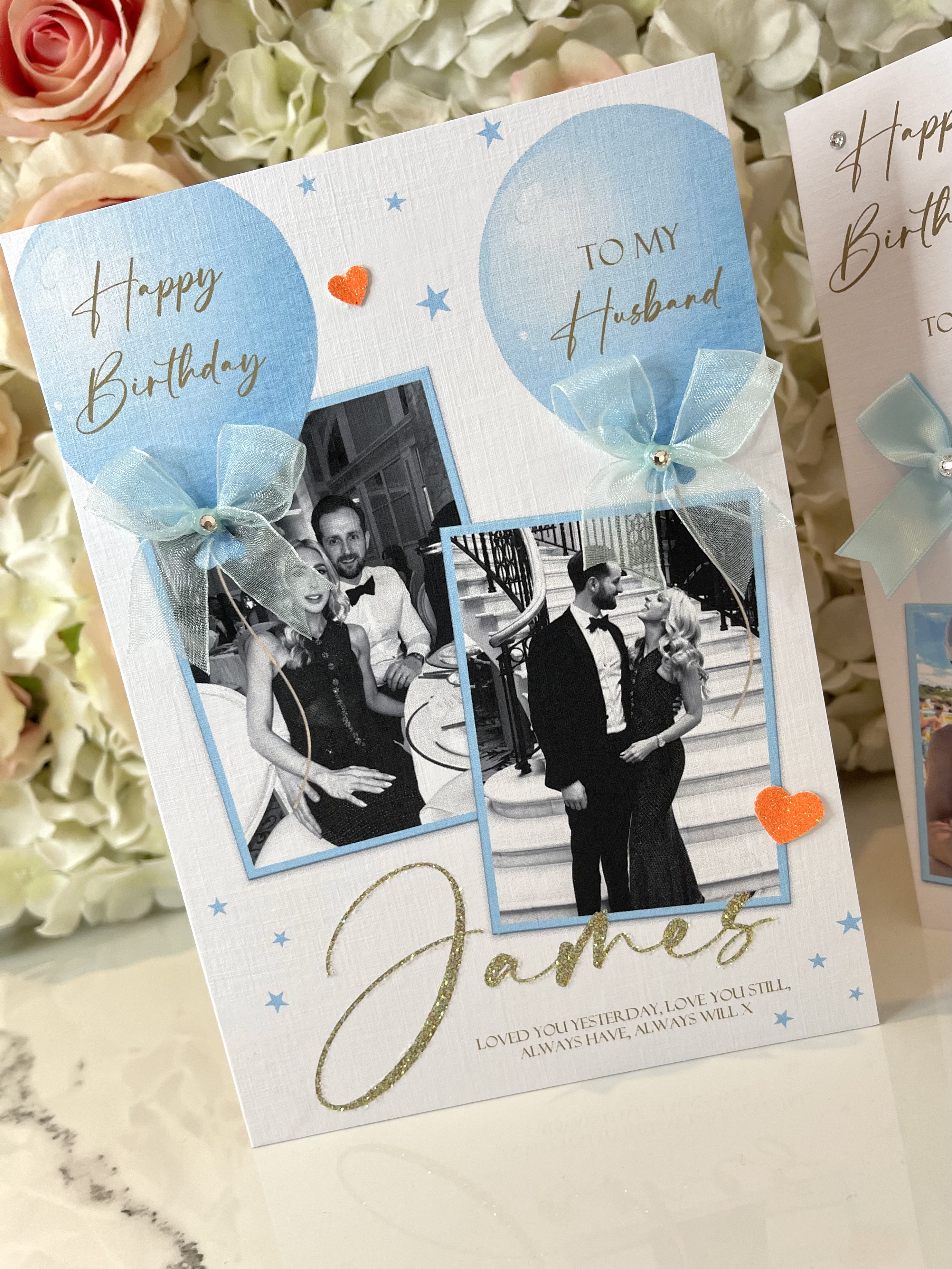 Double Balloon Photo Card