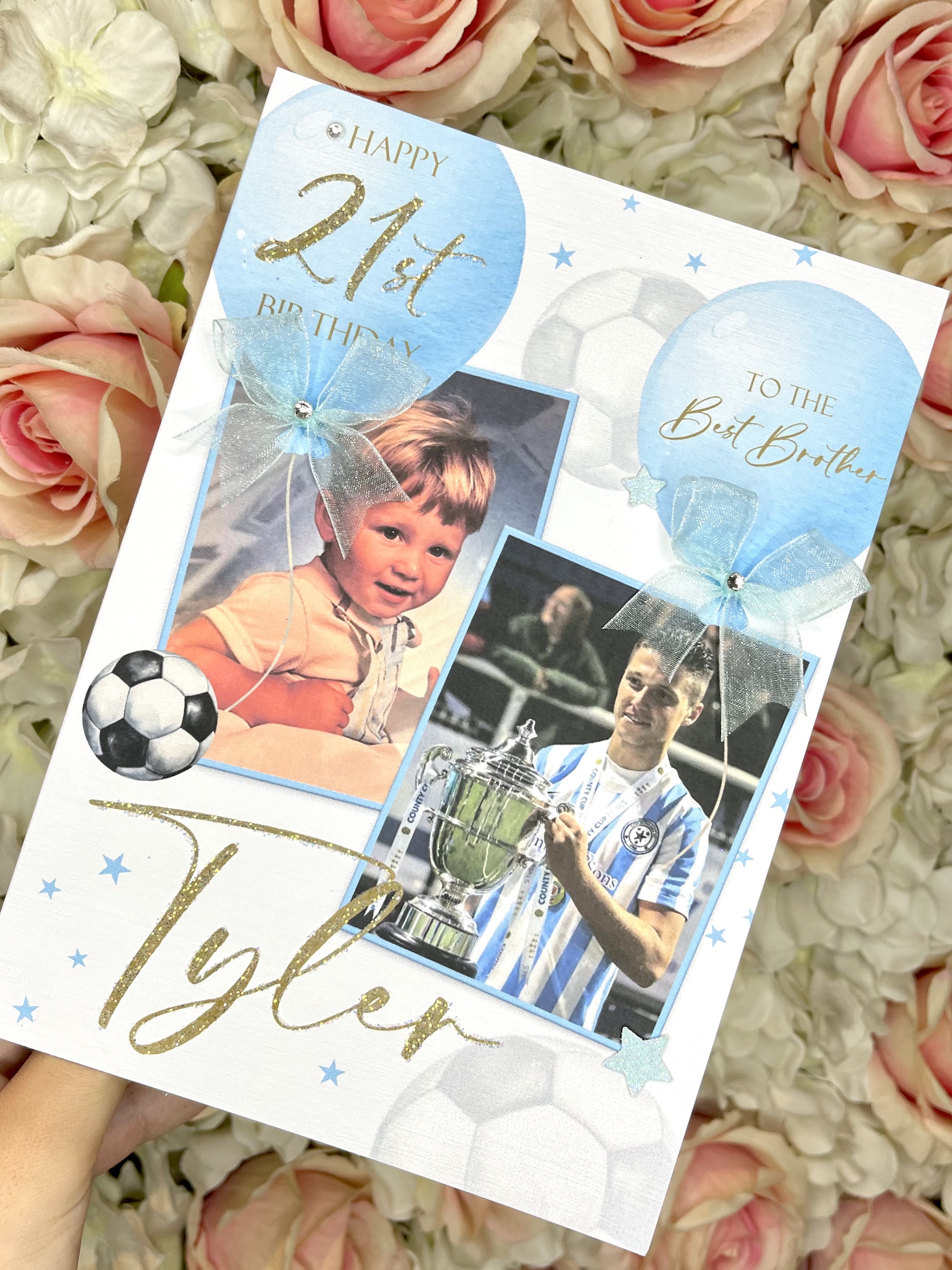 Double Balloon Photo Card view 2