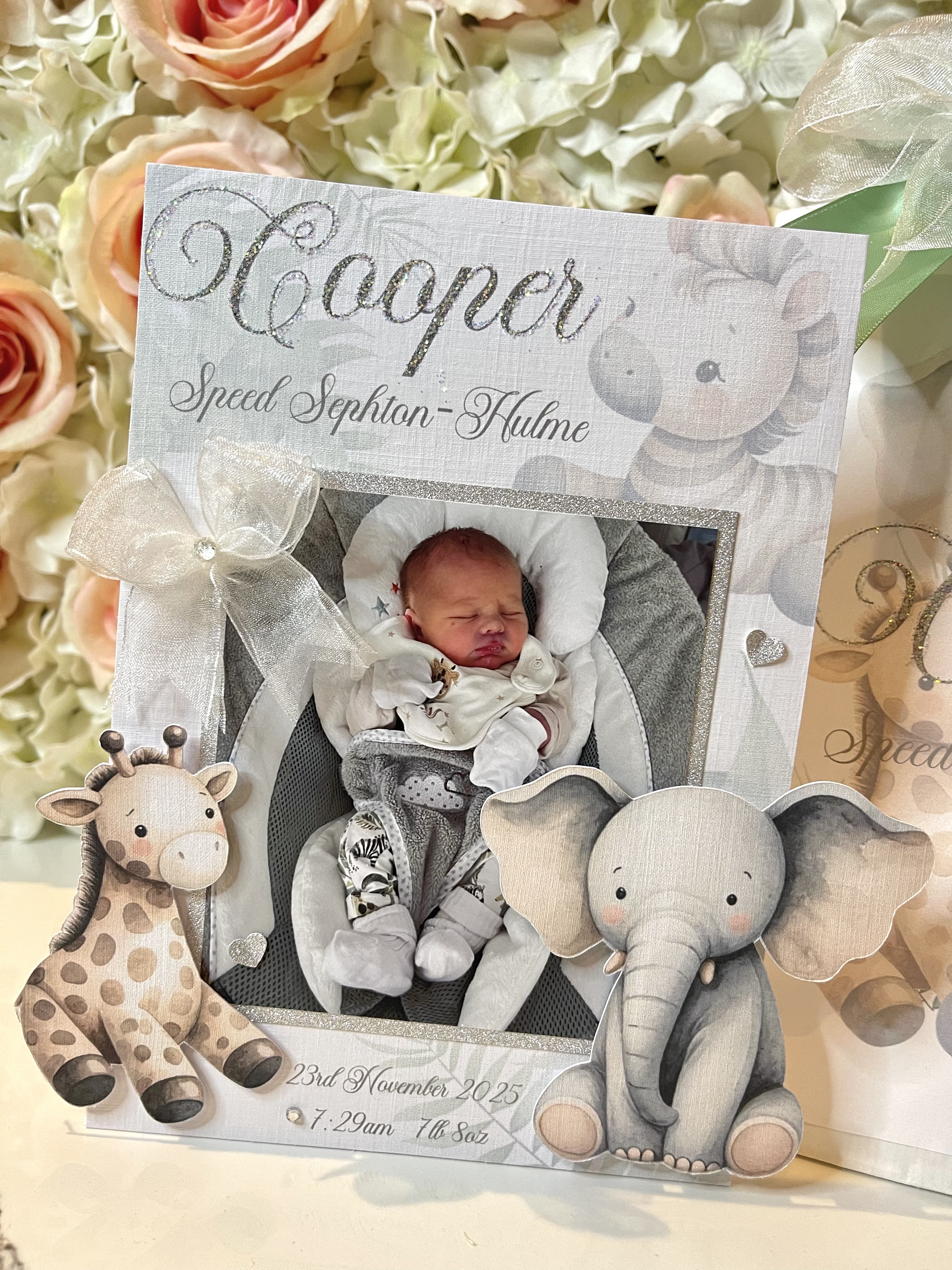 Safari Animal Photo Card