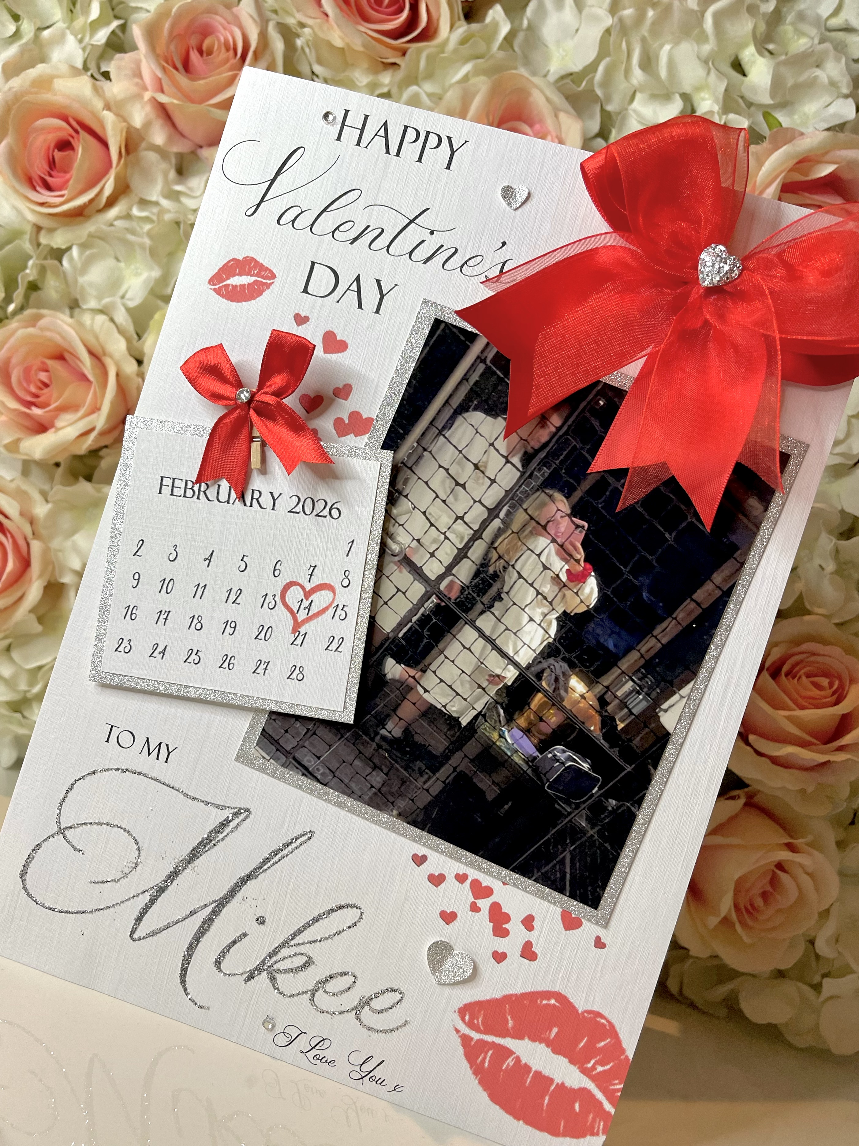 Date Calendar Photo Card