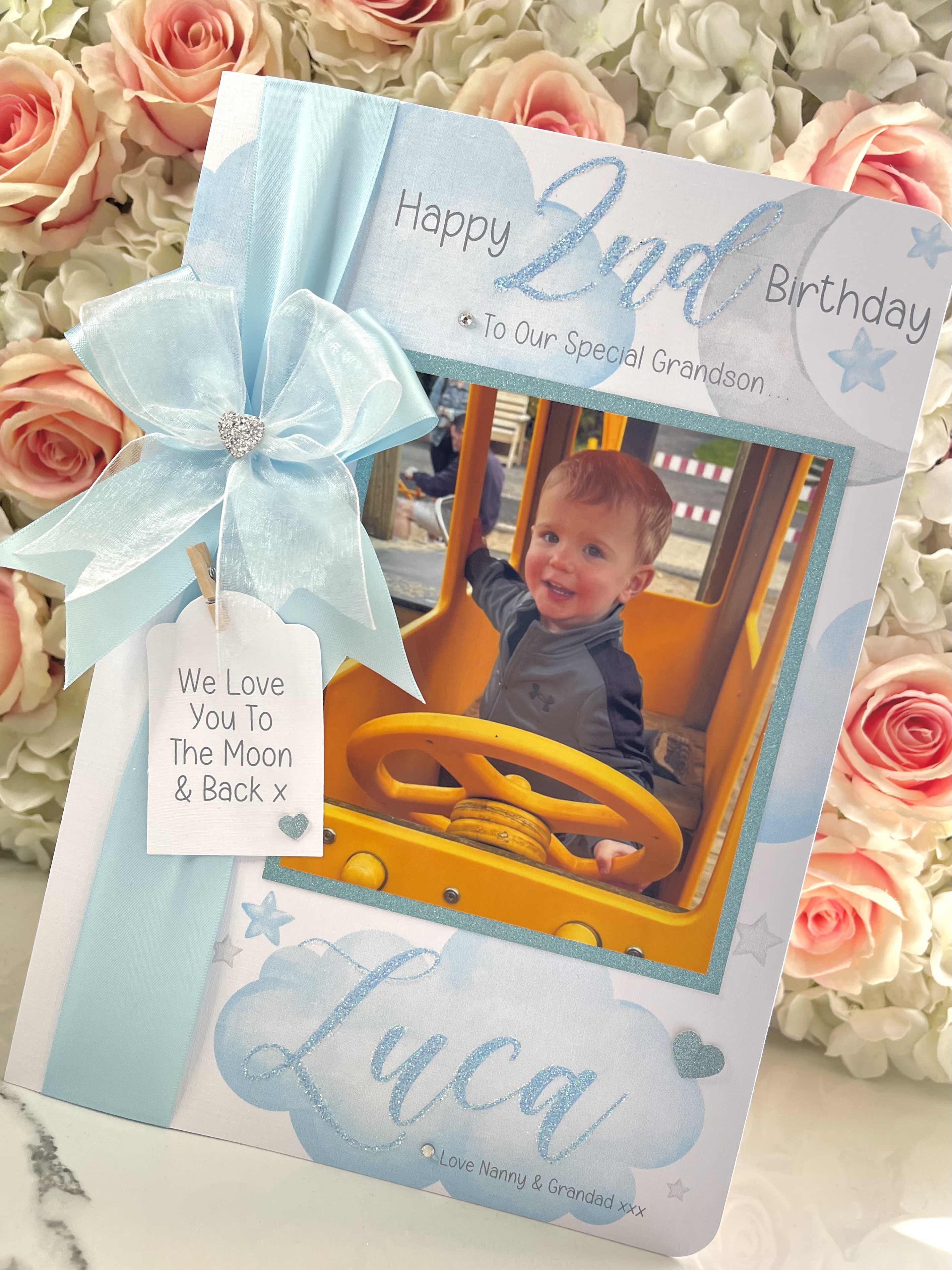 Ribbon Detail Photo Card view 4