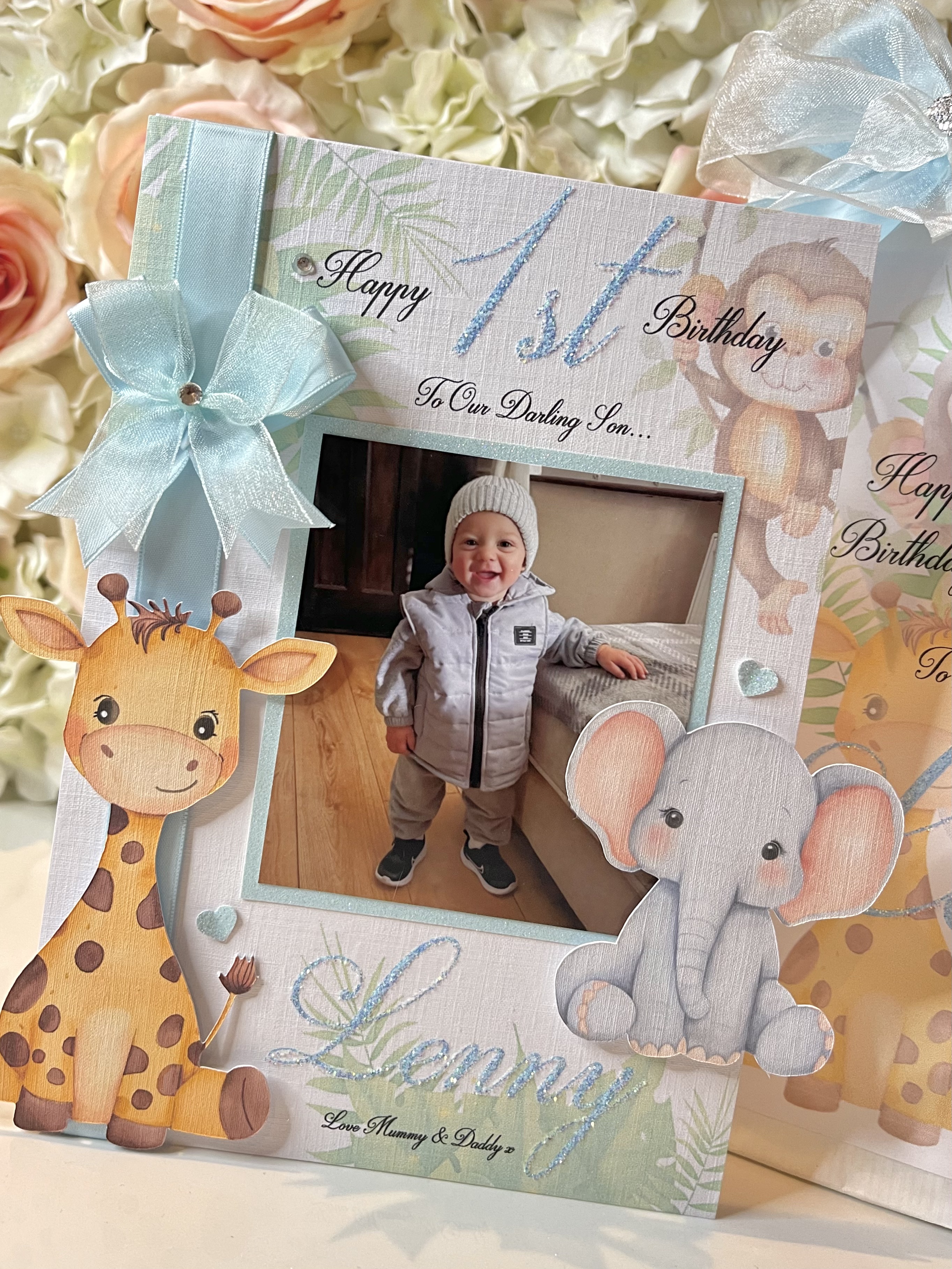 Safari Animal Photo Card