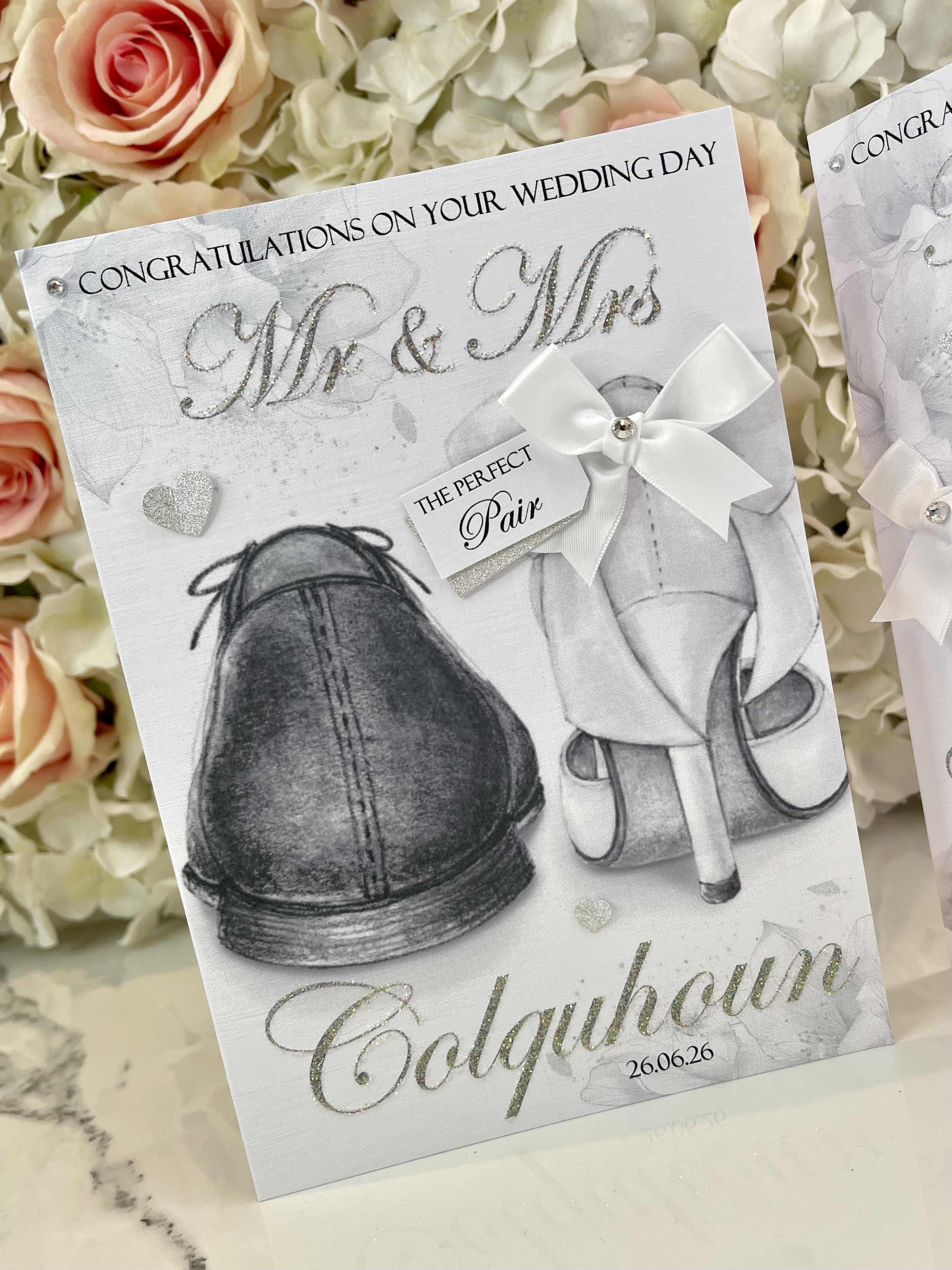The Perfect Pair Wedding Shoes Card
