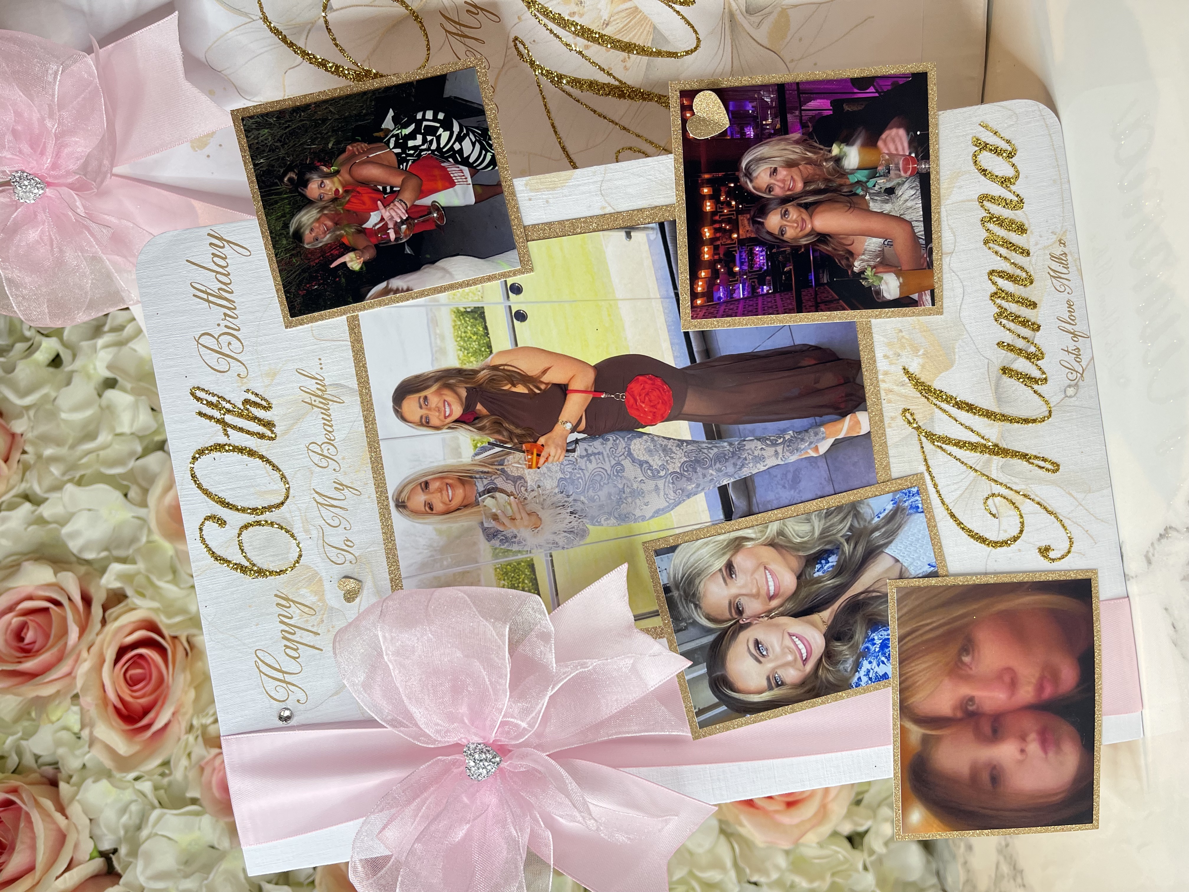 Scattered Photo Bow Card view 9