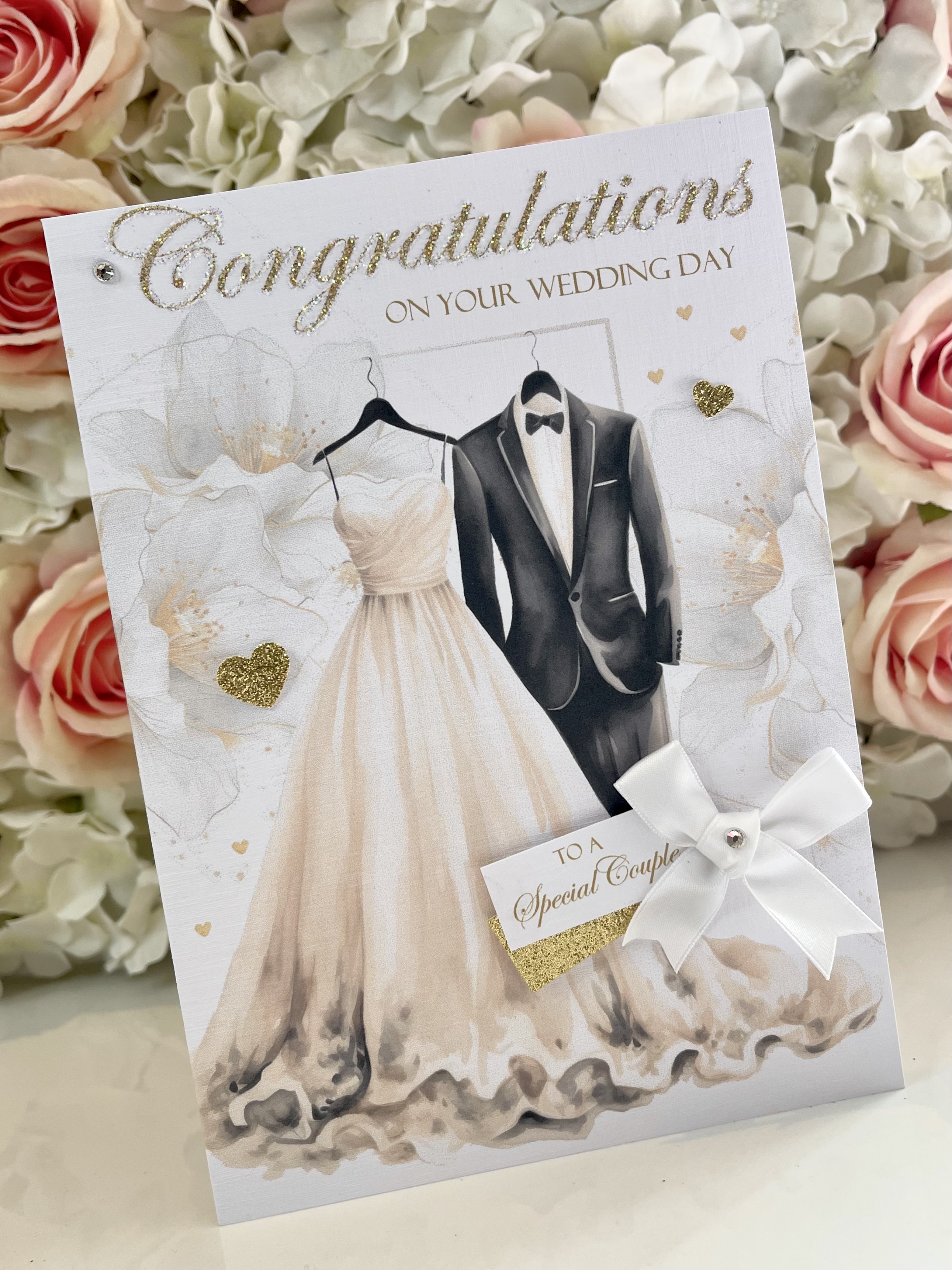 Bride & Groom Wedding Card