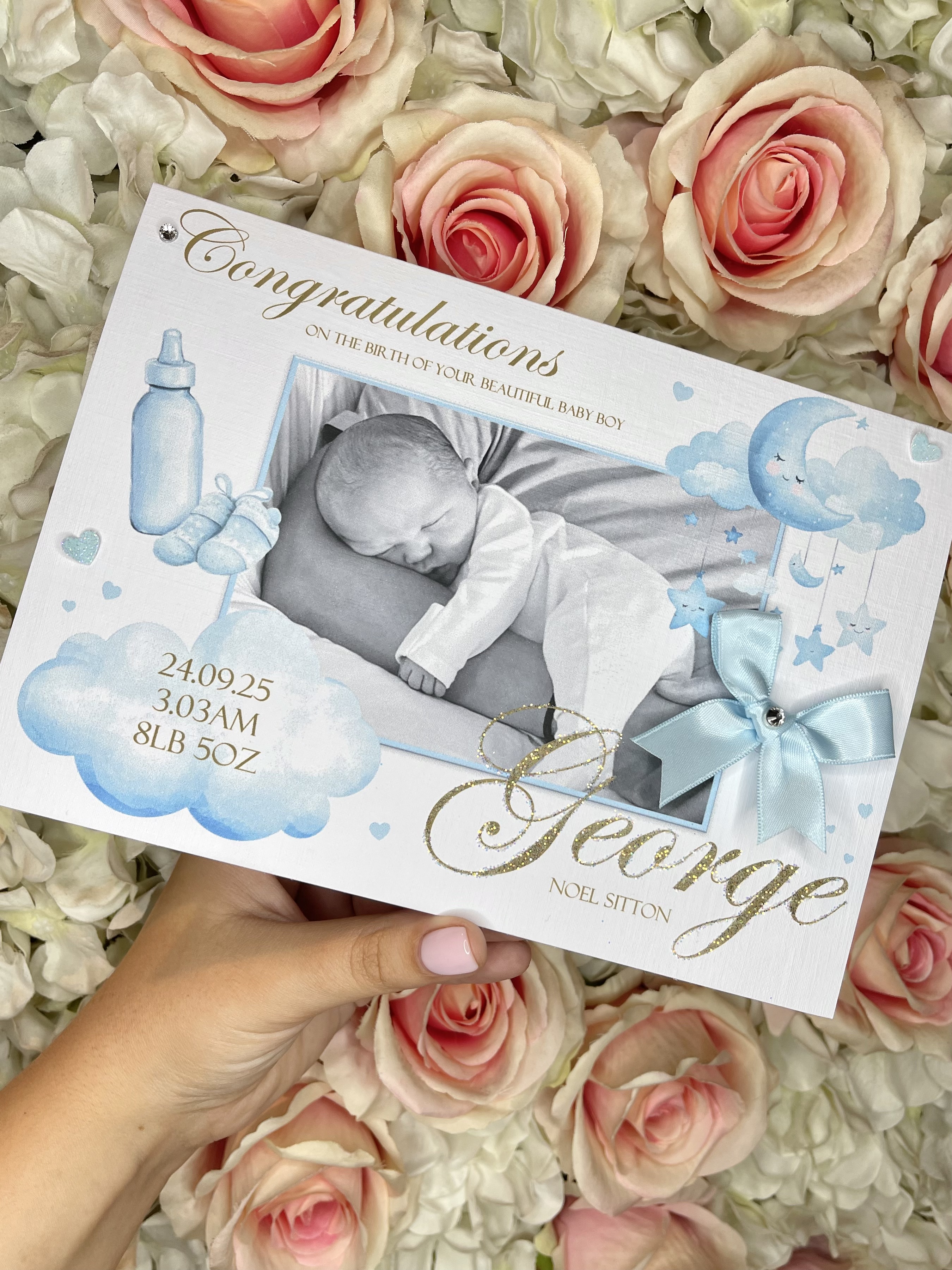 Landscape Baby Photo Card