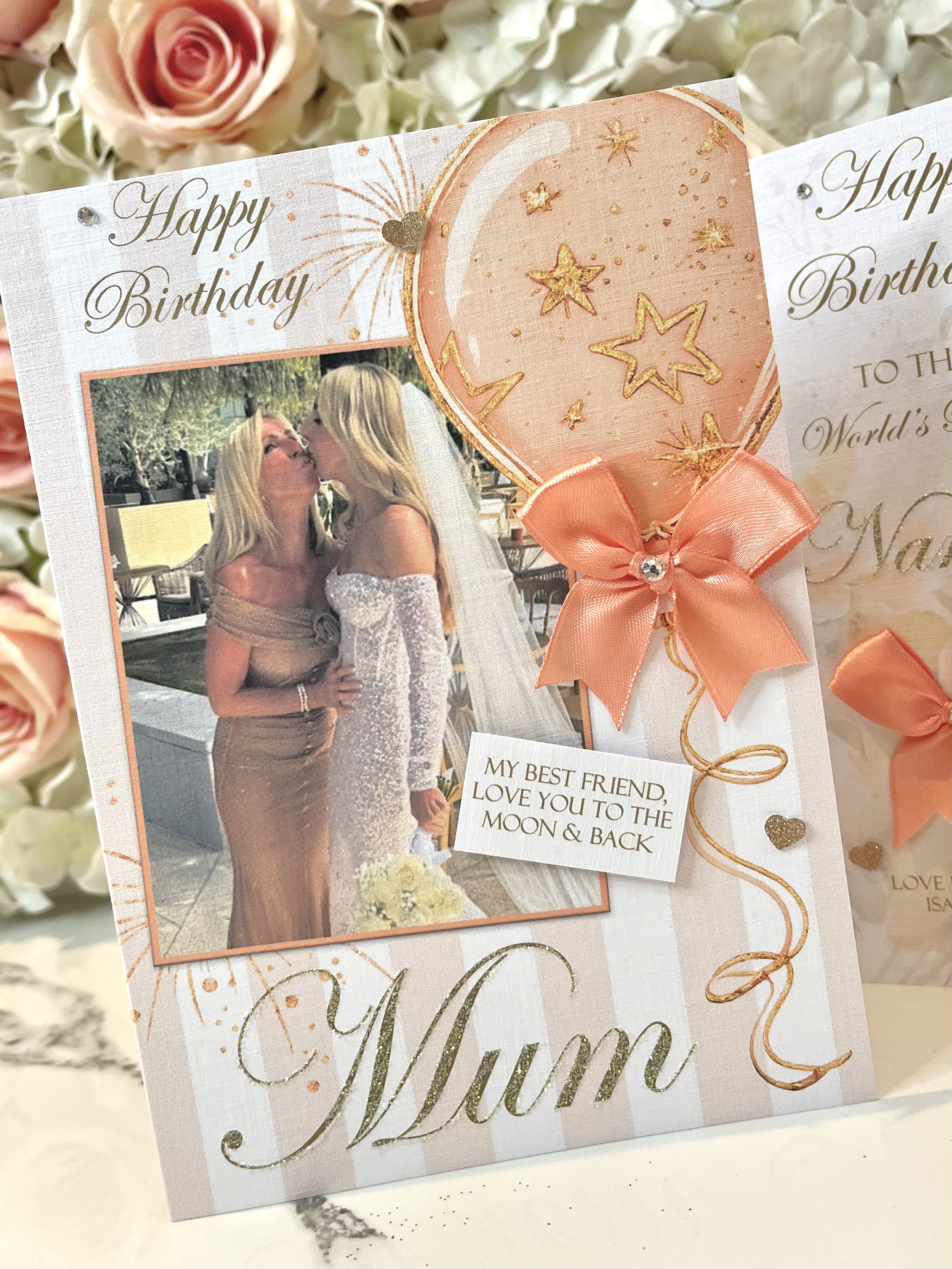 Photo & Quote Keepsake Card view 2
