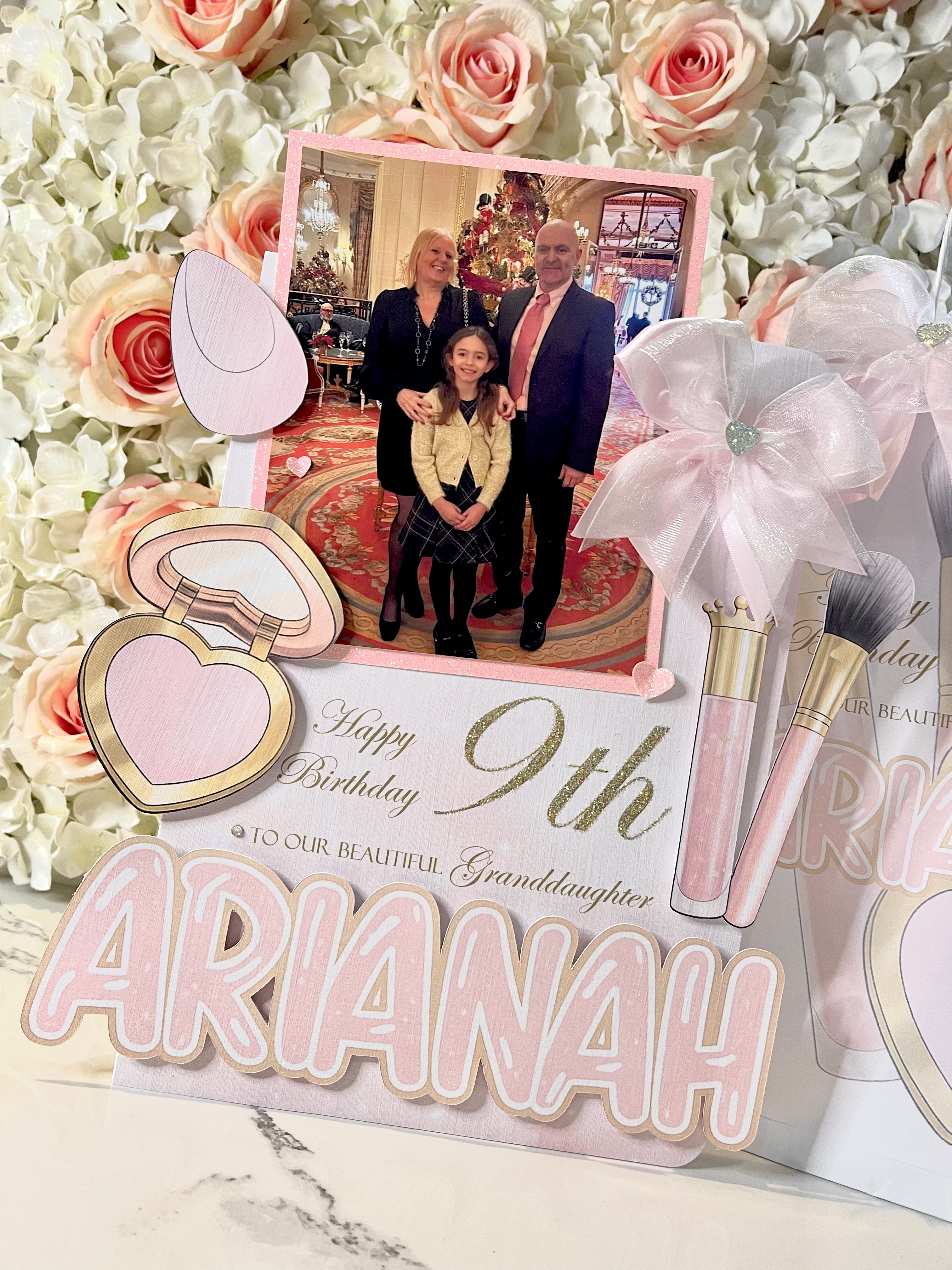 Makeup Theme Photo Birthday Card