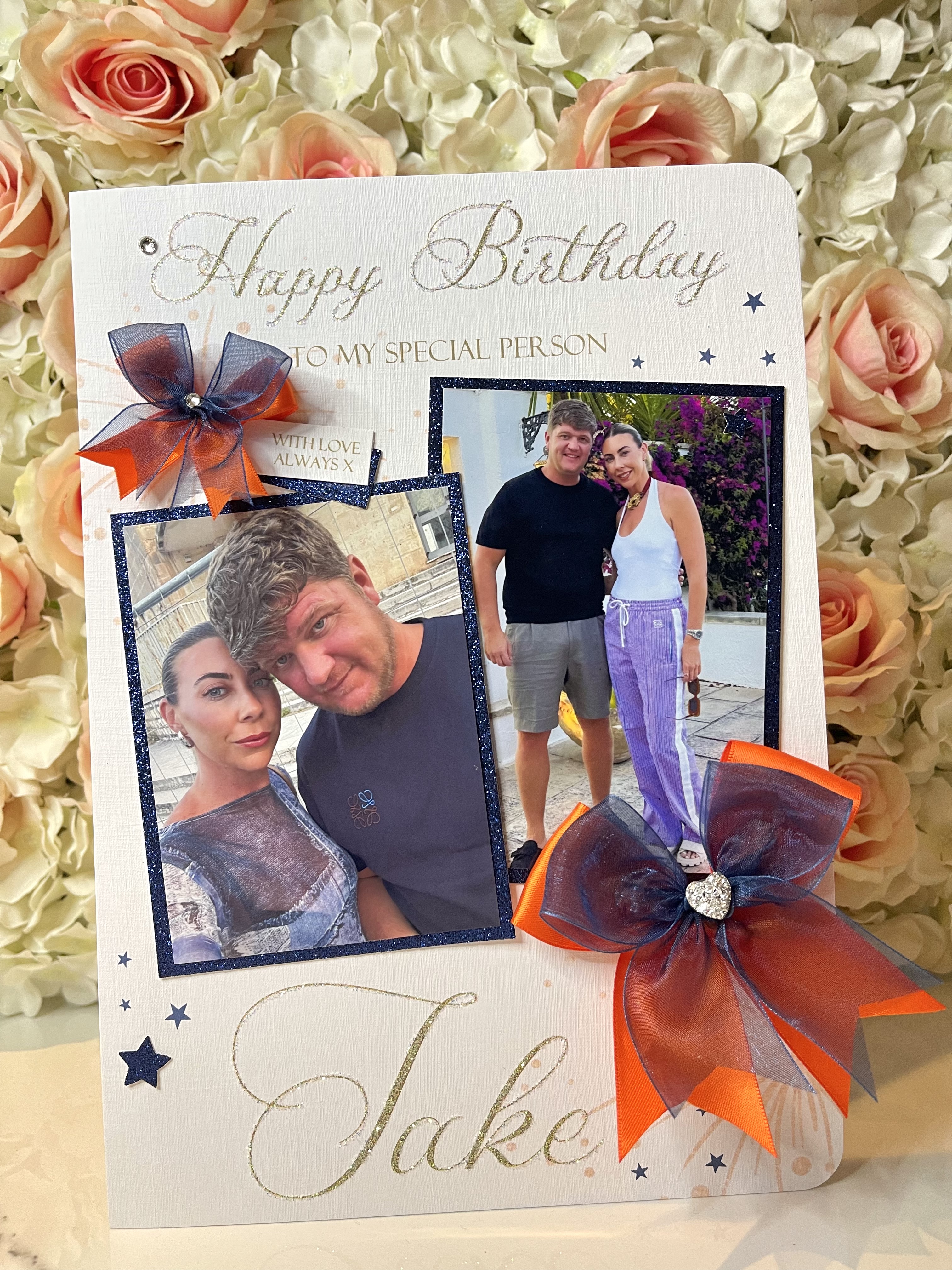 Double Photo Bow Card view 3