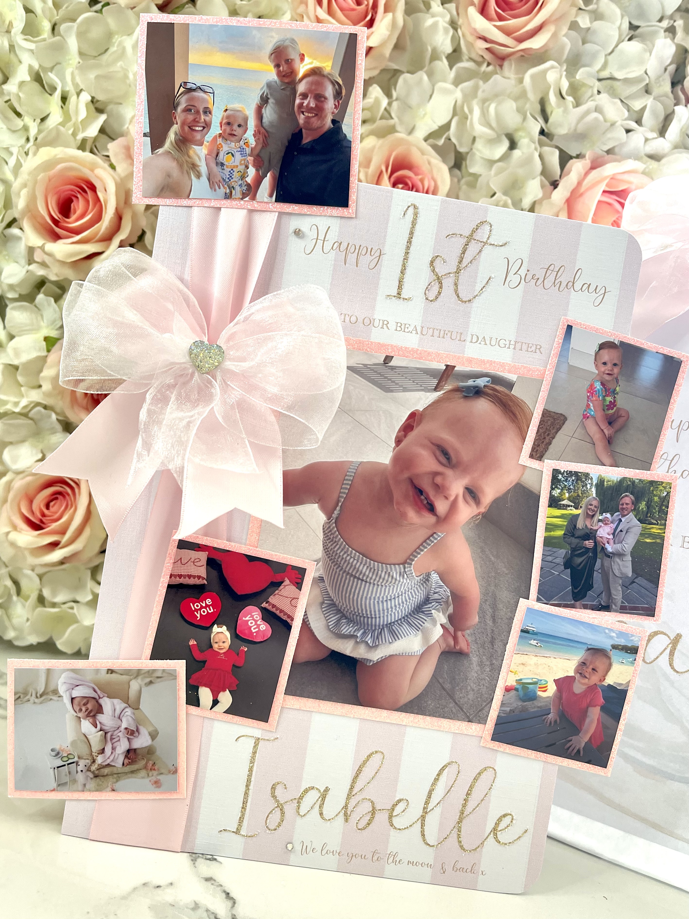 Scattered Photo Bow Card view 7