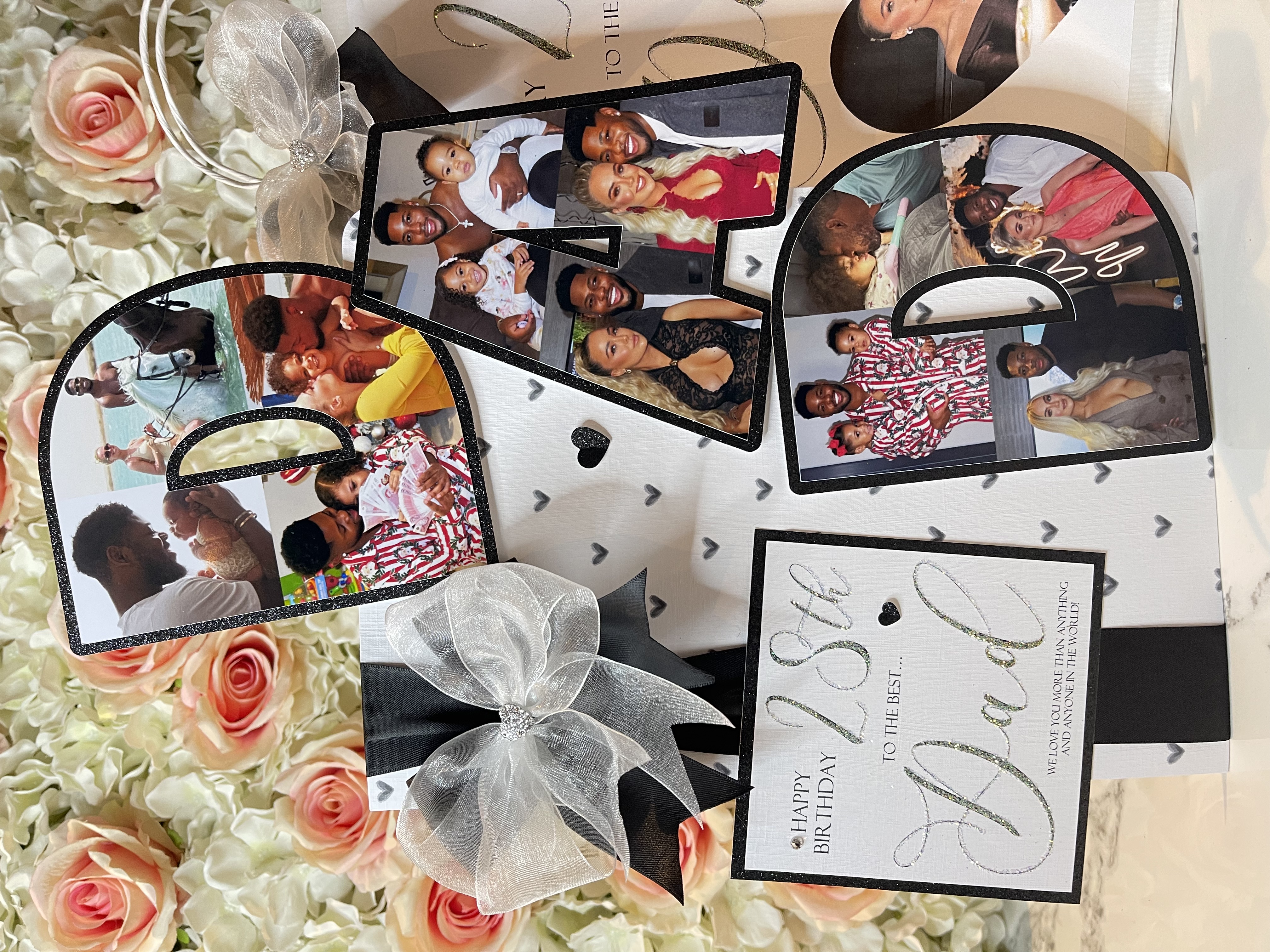 Word Photo Collage Card